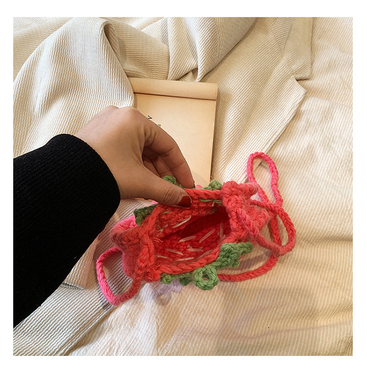Sac de corps en laine de laine pour enfants fait main