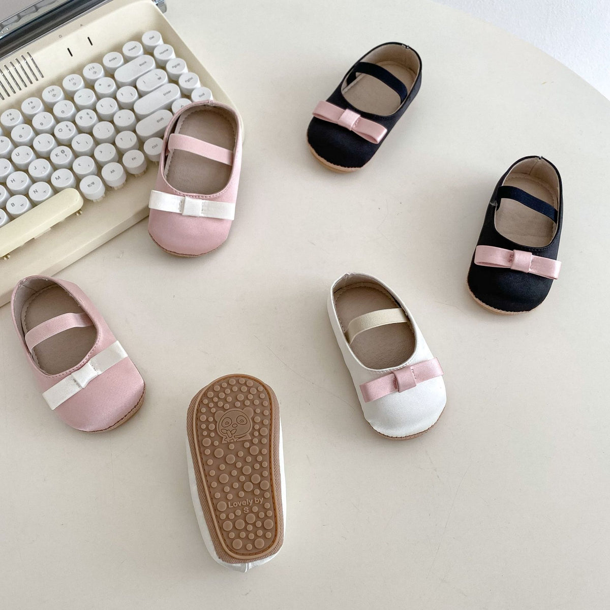 Tout-match Un-mot Butterfly Knot Bébé Chaussures Confortable Respirant