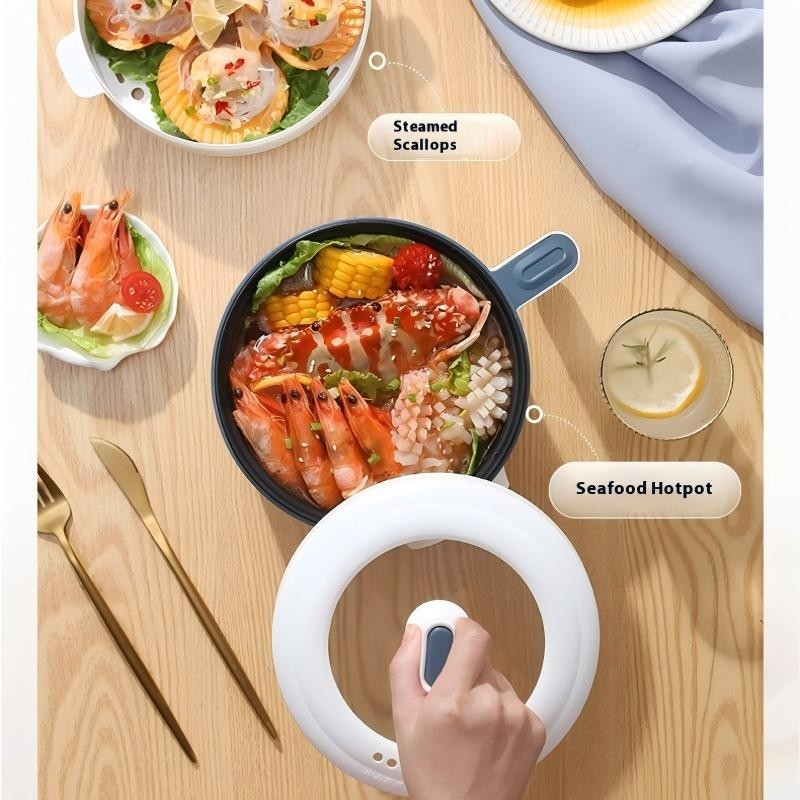 600W Électrique Mini Cuisinière de riz 1.7L Portable Non Stick vapeur mécanique