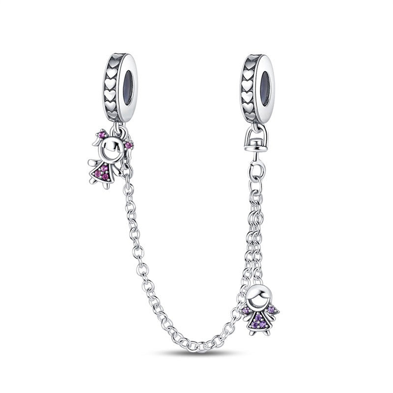 Bricolage Sœur Perle en forme de coeur Pendentif bijoux Accessoire