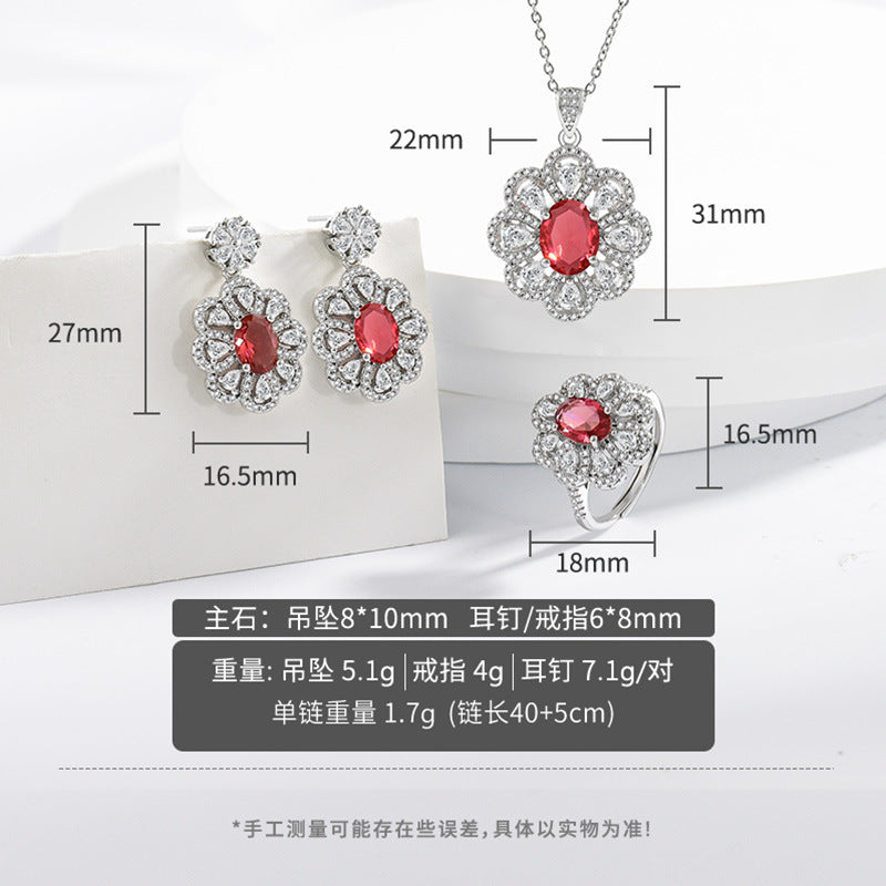 Bijoux de mariée Boucles d'oreilles Collier