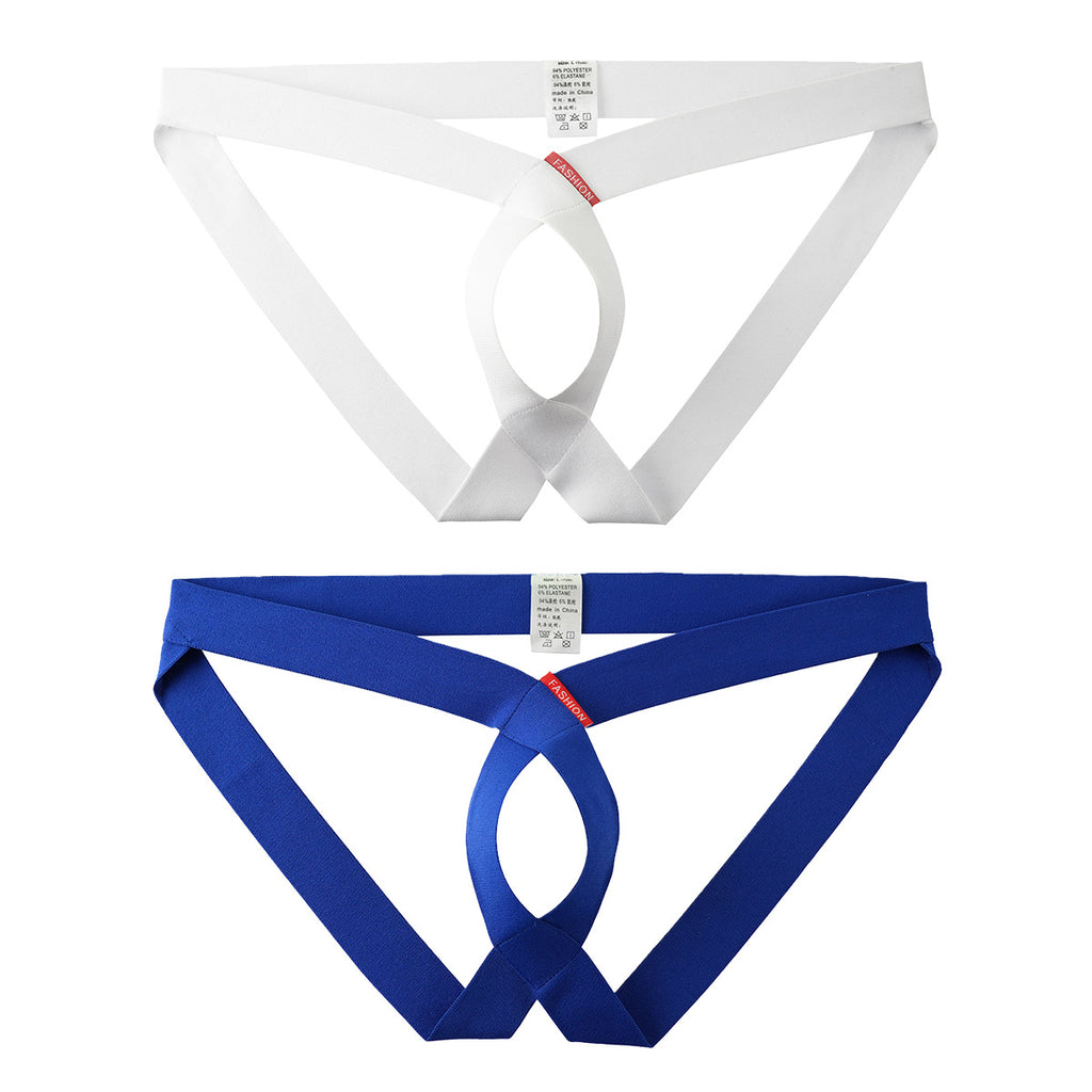 Hommes Sexy Hollowed-out slips personnalisés Stylish T-back Thongs élégants pour un bold moderne