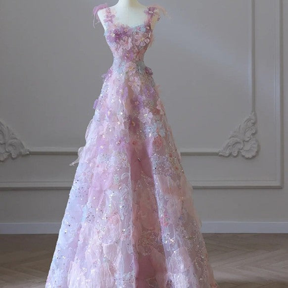 Robe de soirée florale pour femmes