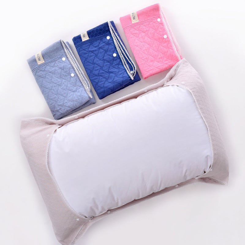 Oreiller en coton Gauze avec boucle réglable