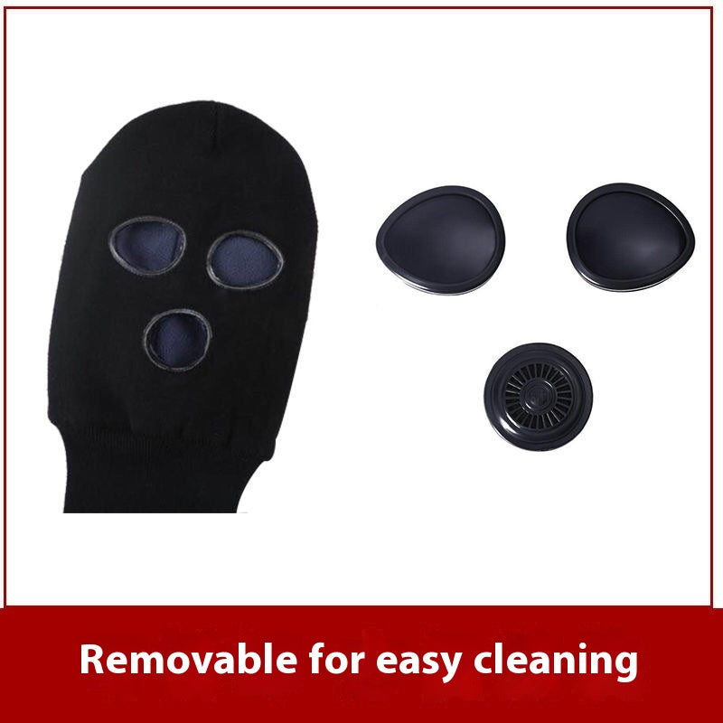 Château d'équitation créatif drôle Chouette doublée de collier Protection Lunettes Masque de pull