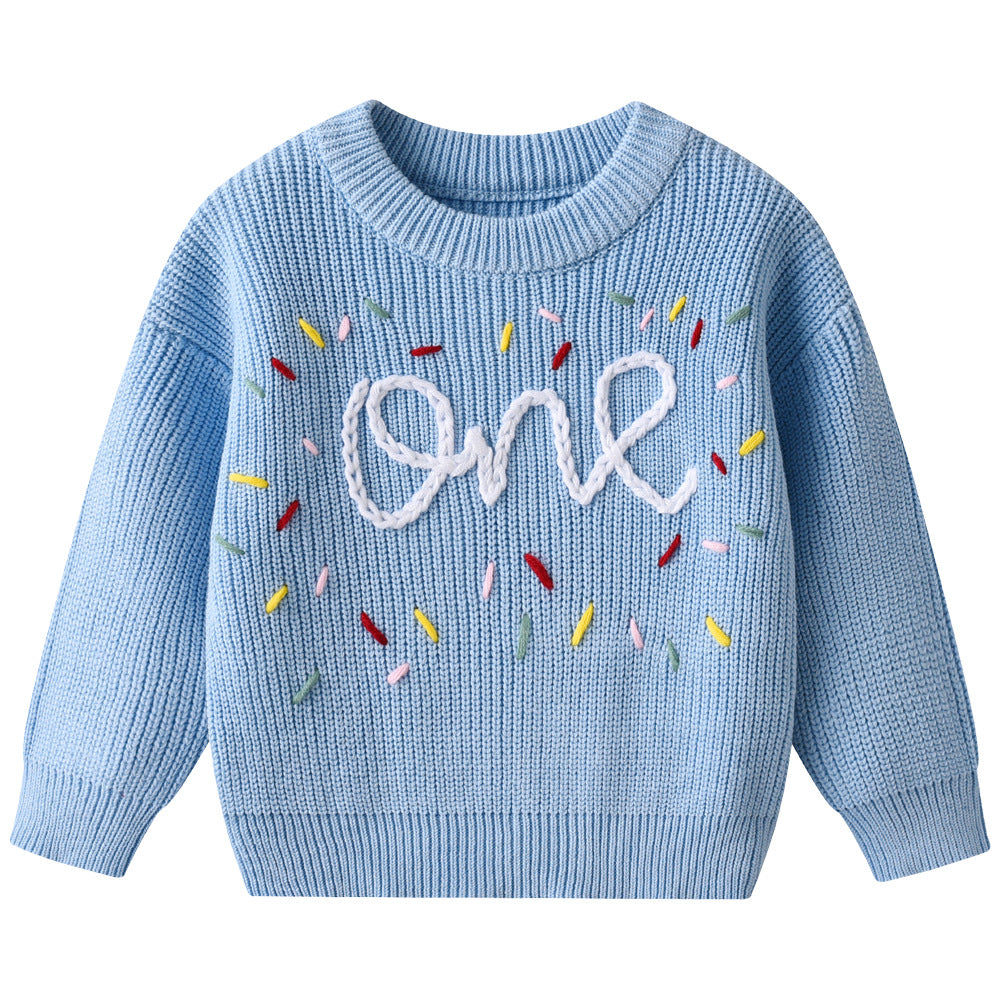 Filles Chandail Enfants Chandail avec broderie