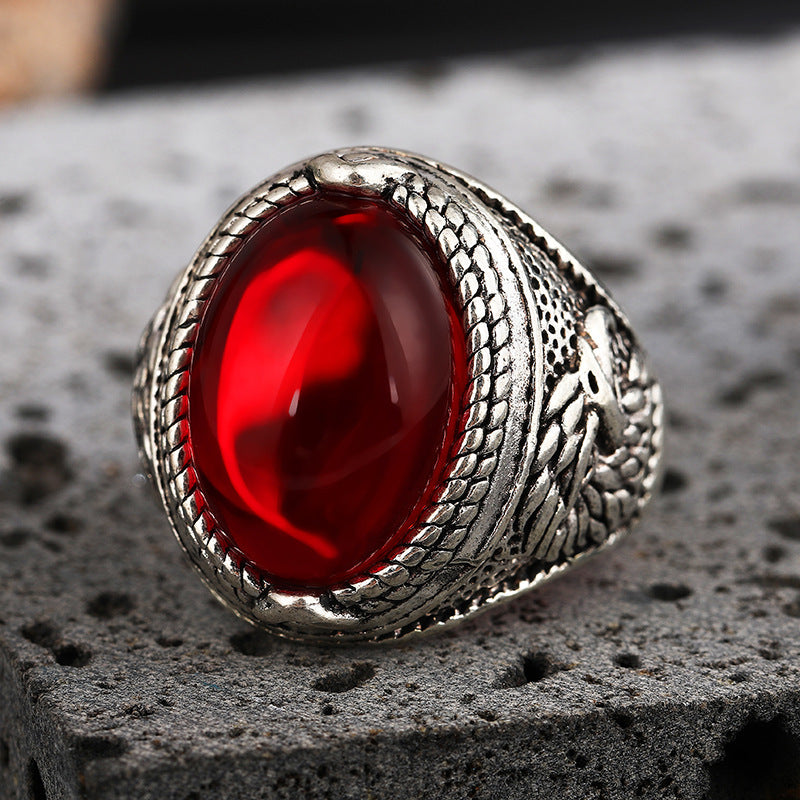 Bague homme électroplaqué mode et minimaliste