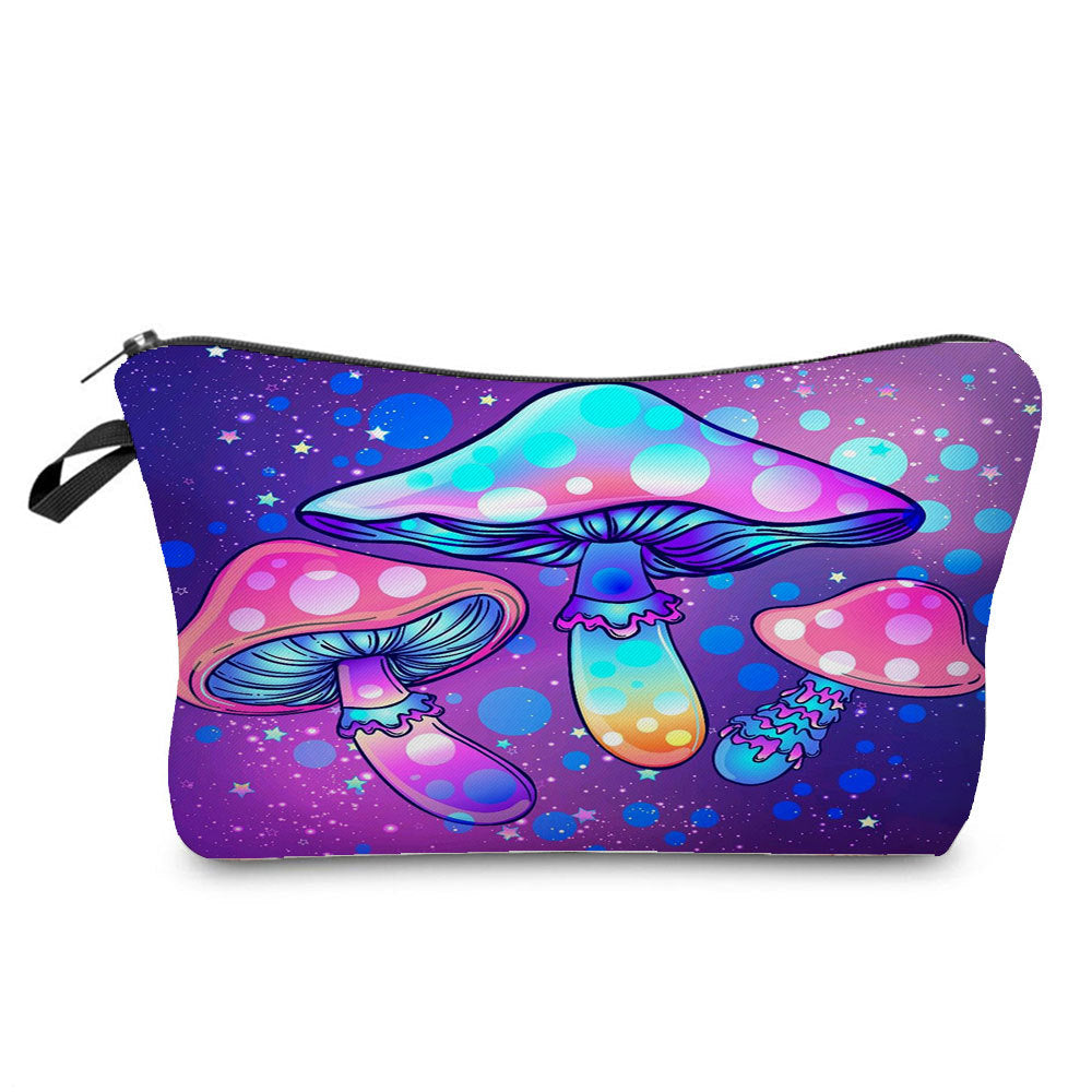 Fantasy Mushroom Pattern Mushroom Printing Sac cosmétique