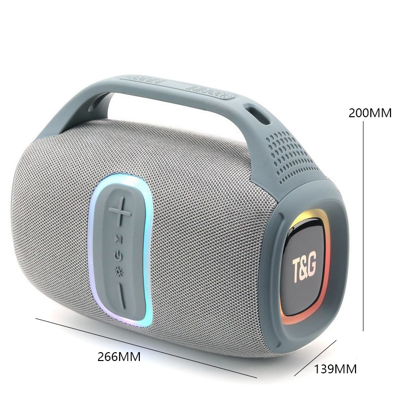 Haut-parleurs portables Haut-parleur Boombox avec LED couleur dynamique