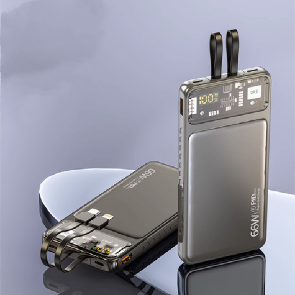 66W Super Fast Charge Power Bank 20000 Mah grande capacité