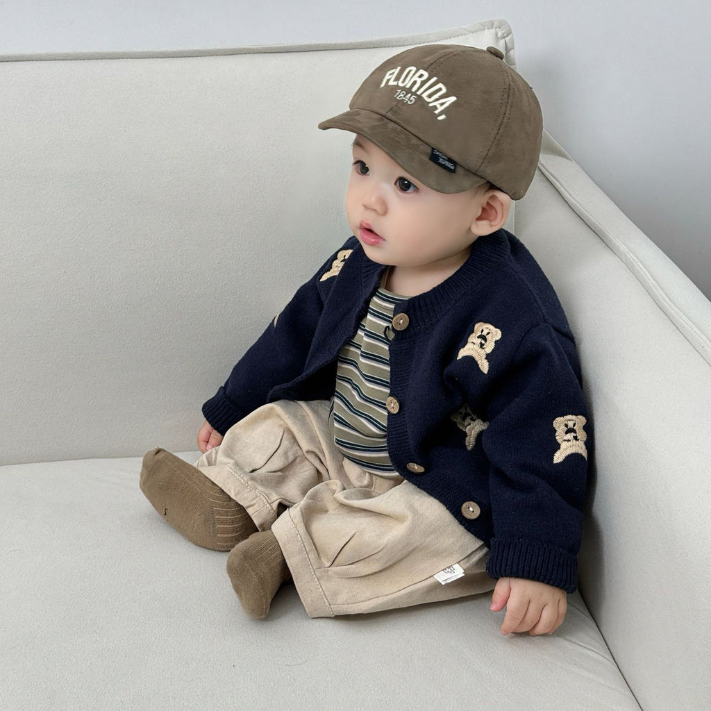 Autumn Mode tricoté Cardigan mignon enfant manteau