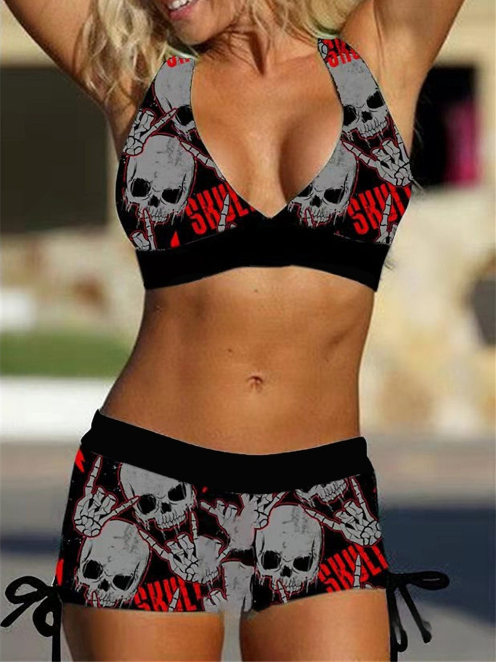 Été Arrivée Habillement bikini deux pièces style Halter