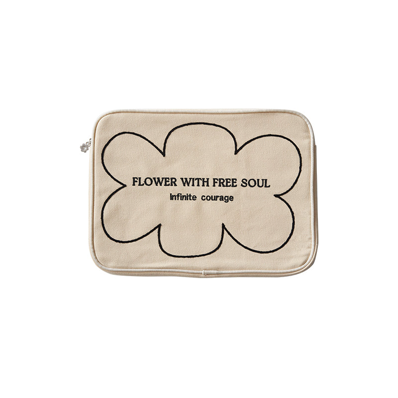 Portable Notebook Liner Sac Broderie Lady