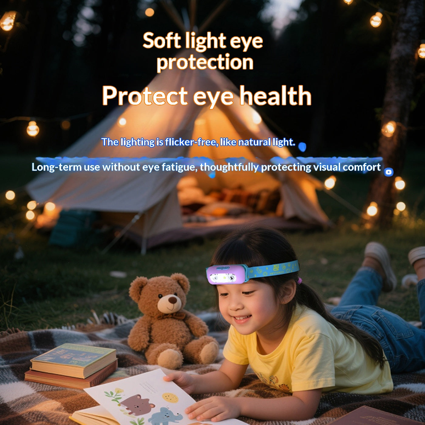 Projecteur d'éclairage pour enfants à l'extérieur
