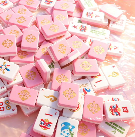 Ensemble de carreaux de Mahjong flottants imprimés 3D 160PCS