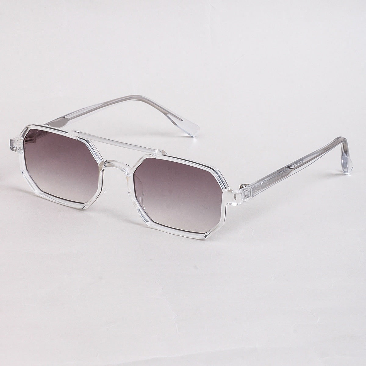 Lunettes de soleil mode européenne et américaine double pont