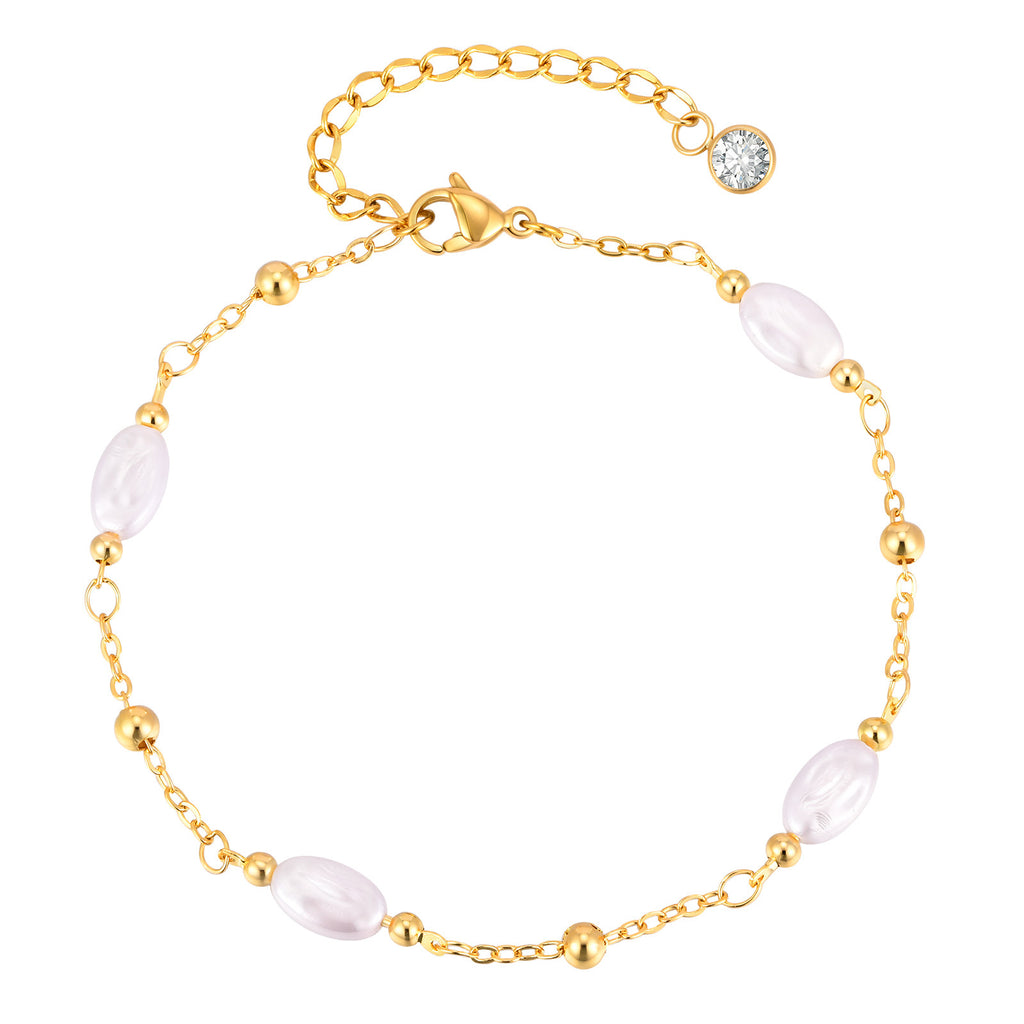 Perle chaîne Anklet Chic et élégant pour les femmes