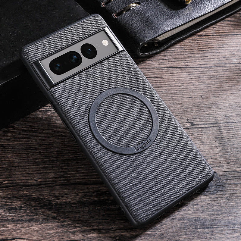 Applicable à l'étui Google Leather Phone Case PIXEL Série Protection tout compris C