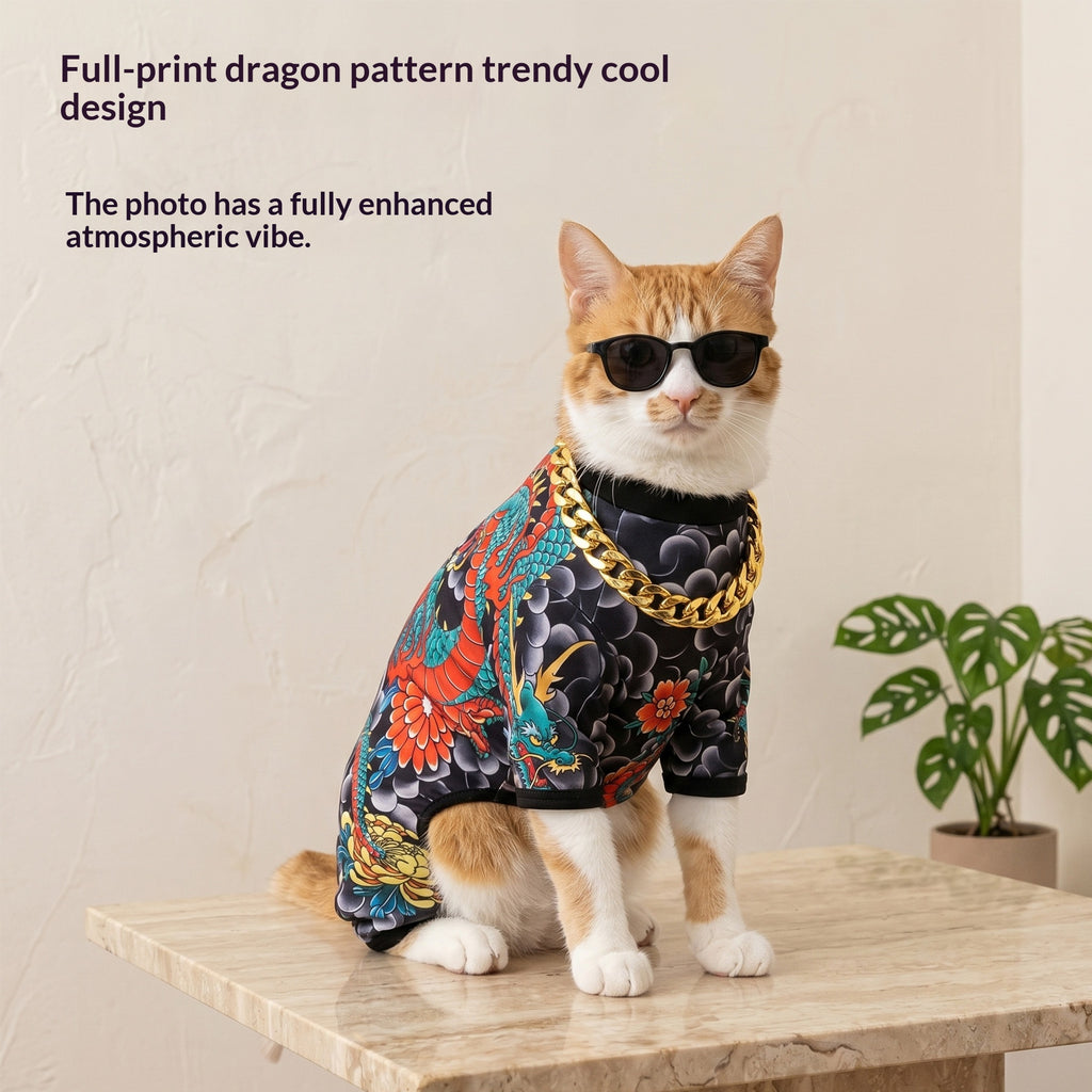 Vêtements de chien de tatouage à quatre pattes