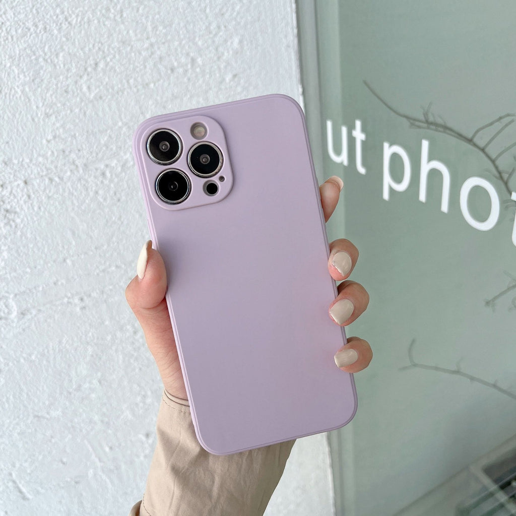 Fine trou Matte TPU Bord droit Couverture de protection