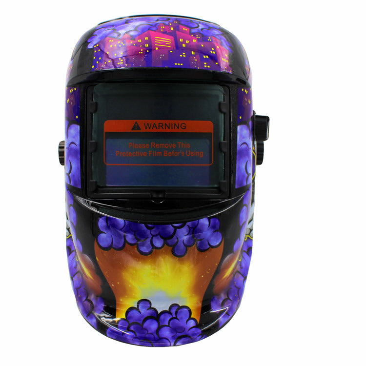 Masque de soudage électrique solaire automatique et réglable