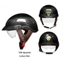Casque de moto en fibre de carbone 3C