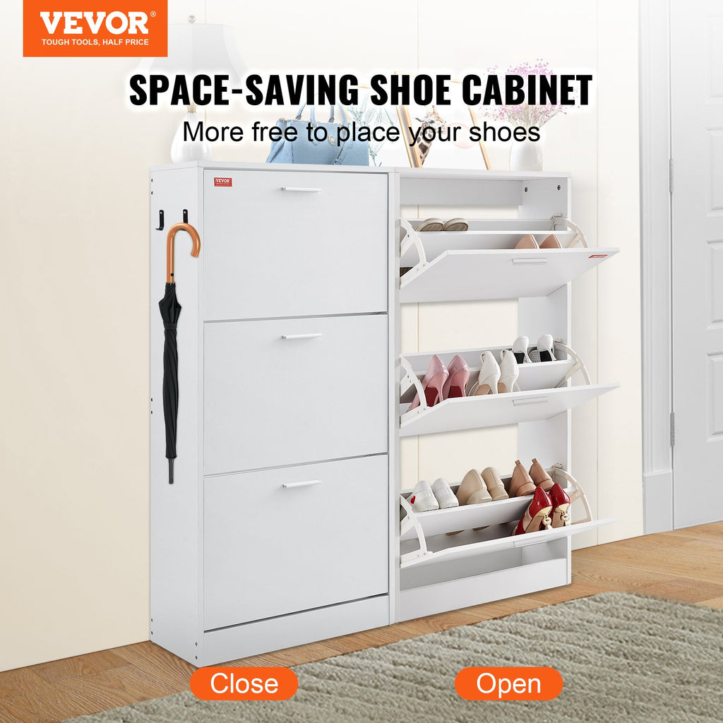 Cabinet de chaussures VEVOR avec 3 tiroirs