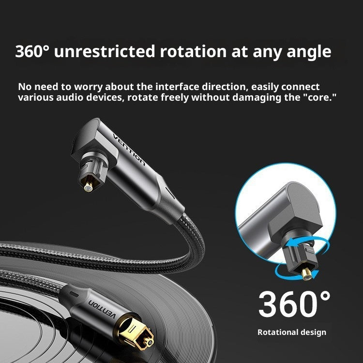 Audio Câble Elbow Amplifieur audio Fiber Signal optique numérique Spdif Sortie Haut-parleur câble