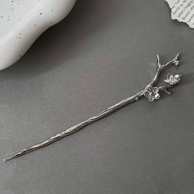 Plum Blossom Metal Hairpin Chinese Flower Special-interest Design Hair Accessoires
