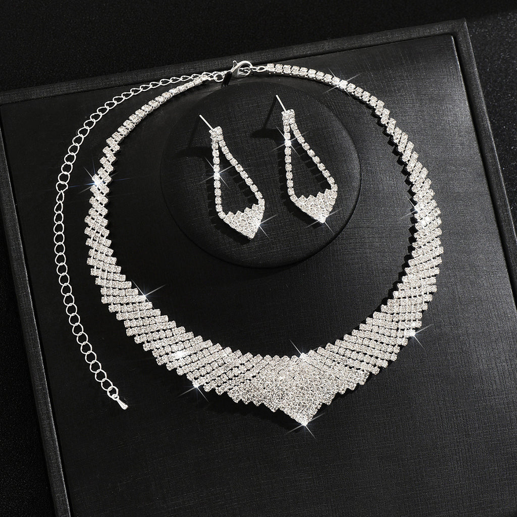 Femmes Glamour Mariage 2 Pcs Ensemble de Strass