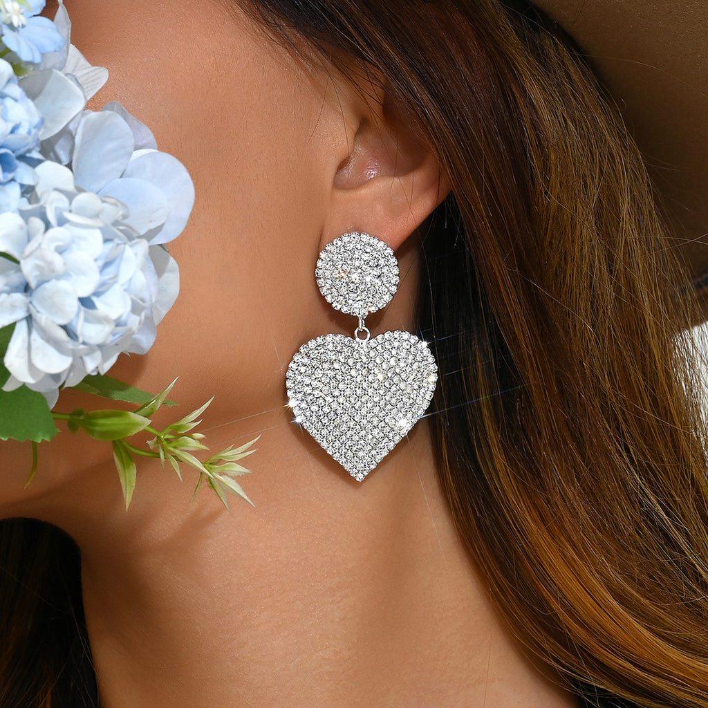 Solid Diamond Earrings