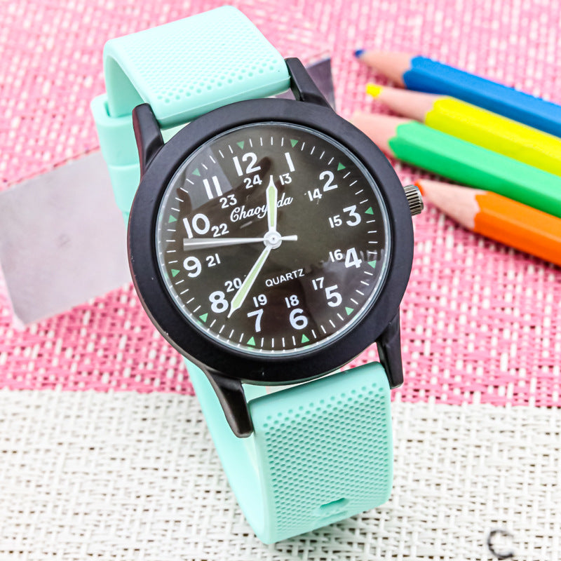 Aiguille lumineuse étanche Montre électronique numérique transparente