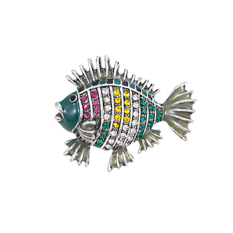 Accessoire à broche de homard en émanel pour femmes