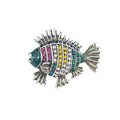 Accessoire à broche de homard en émanel pour femmes