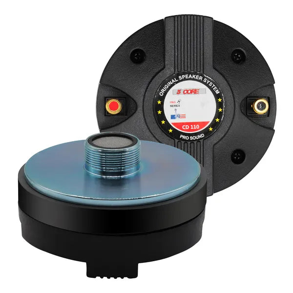 5 Core Compression Driver 3.5 pouces Tweeter Gorge de corne 220W Peak Loud 8 Ohm Diaph Titanium