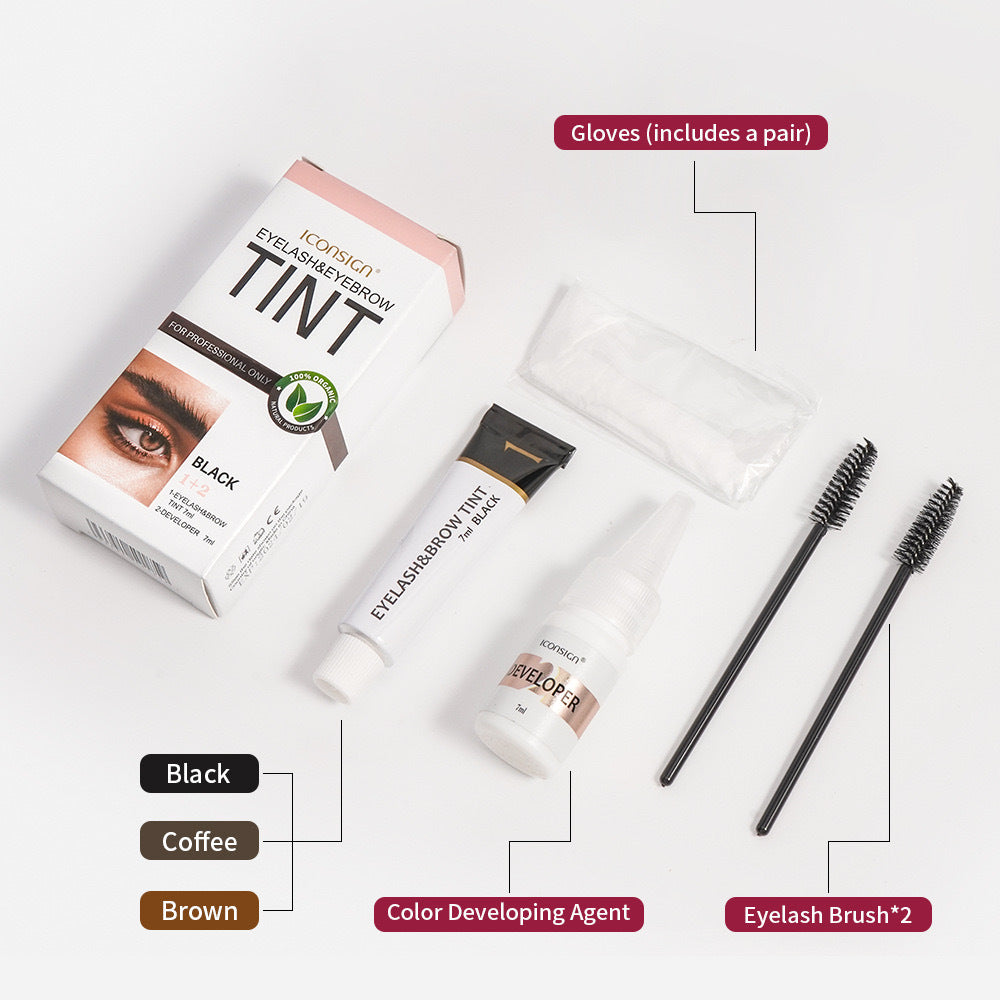 Kit de teinture semi-permanente des sourcils