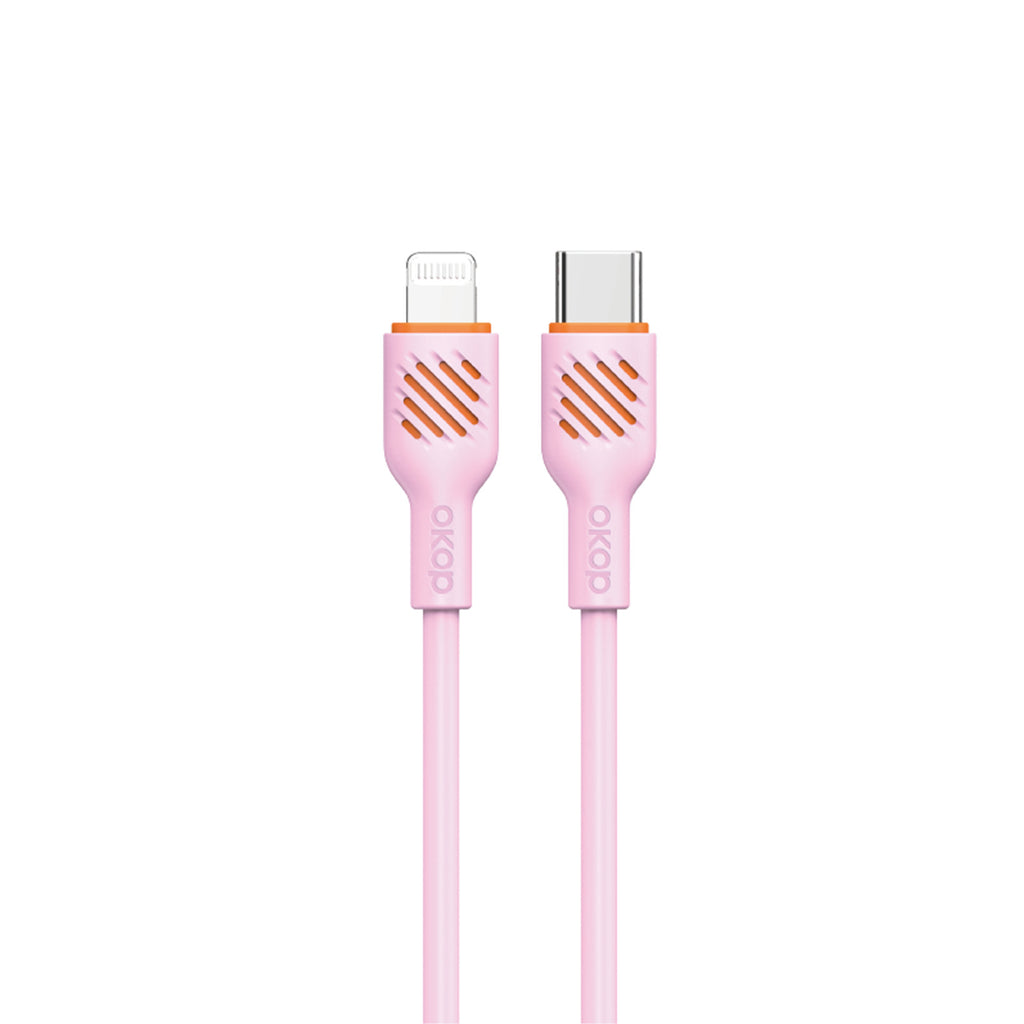 KP-317 Câble de données à charge rapide 65W Câble de recharge de téléphone portable épais compatible avec