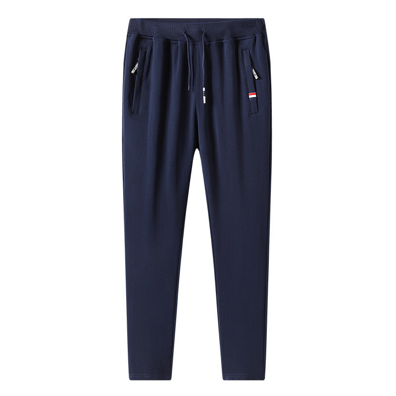 Printemps et automne Men's Casual Leggings Pantalons Loose Plus Fat Plus Taille