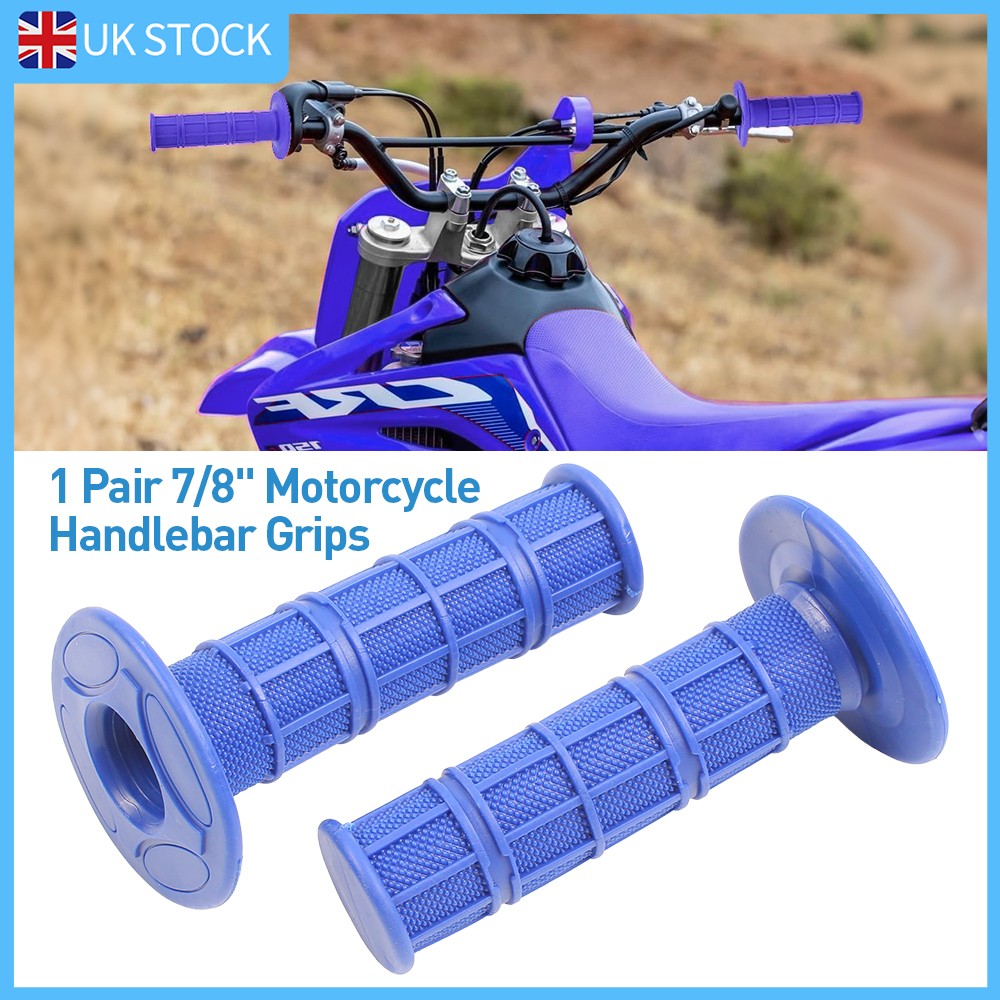 Poignées en caoutchouc de moto 22mm Soft Comfort Road Race Pair