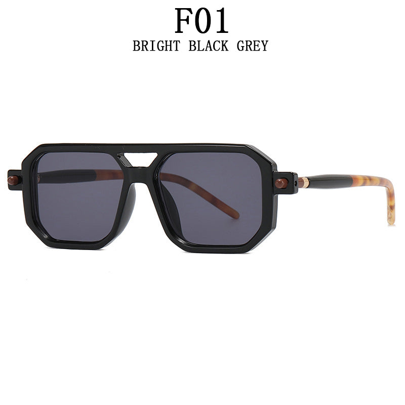 Style Mode Lunettes de soleil carrées épaisses pour hommes