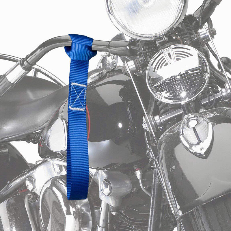 6pcs Moto moto Soft Loop Transport Attache vers le bas 2,5x30cm.
