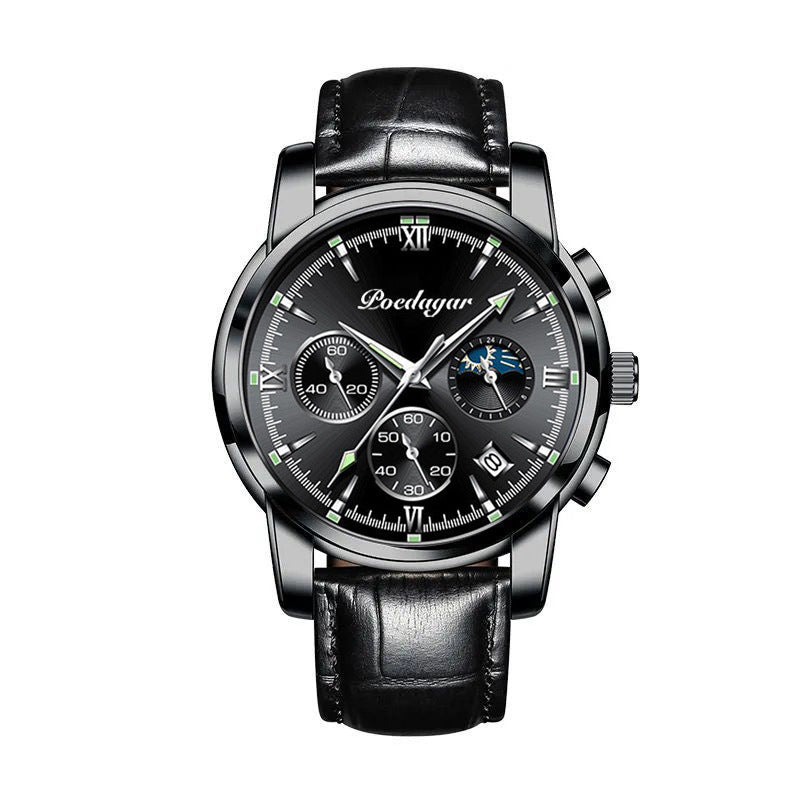 Montre Multifonctionnelle Homme Lumineuse Imperméable Quartz Montres
