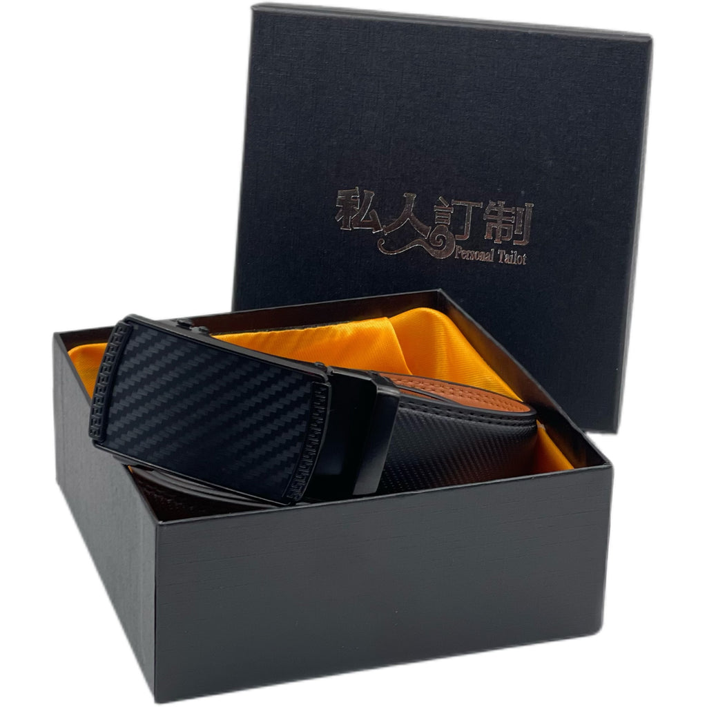 Ceinture en cuir pour hommes Cowhide polyvalente Automatic Buckle