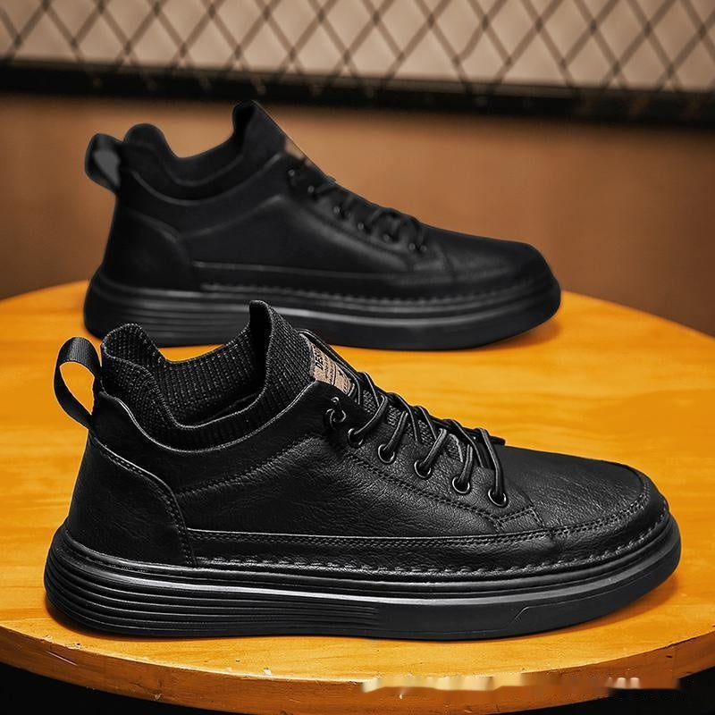 Sneakers antidérapants noirs et légers pour hommes Tous les sports