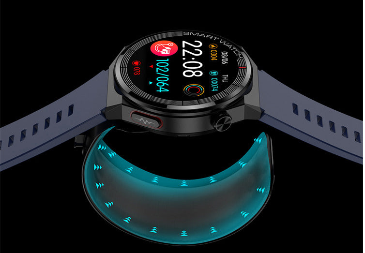 Bracelet intelligent Pression artérielle Fréquence cardiaque Sang Glucose Uric Acid Sang Lipid Corps Temperat