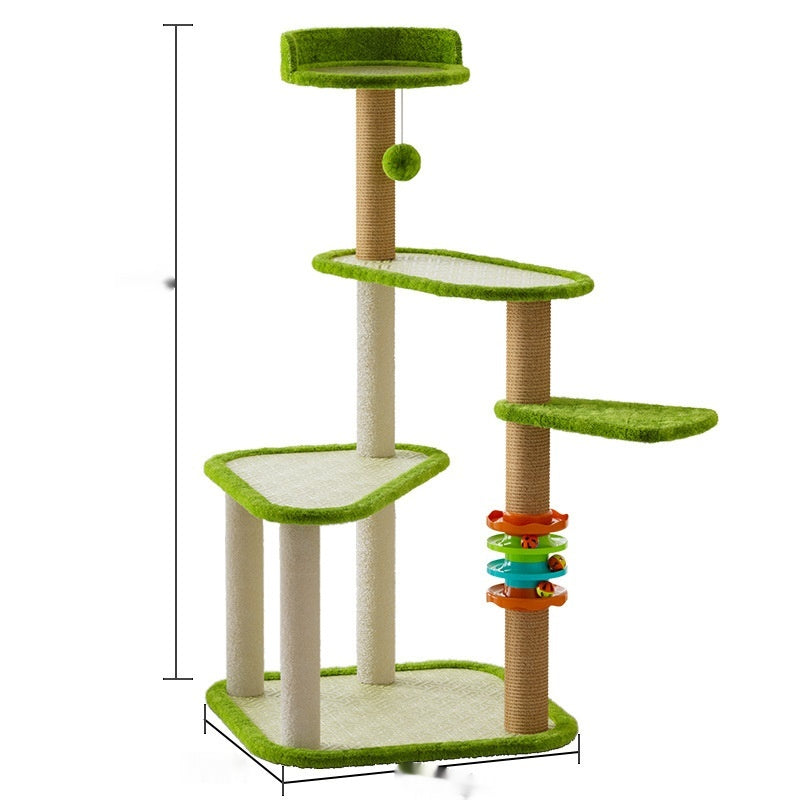 Arbre de chat à plusieurs niveaux