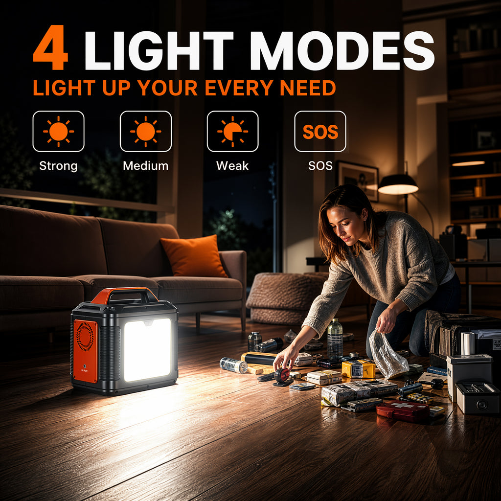 Centrale électrique portable Sbaoh 300W 296Wh 80000mAh générateur solaire avec charge rapide PD100W