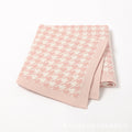 Couverture en maille pour bébé Jacquard