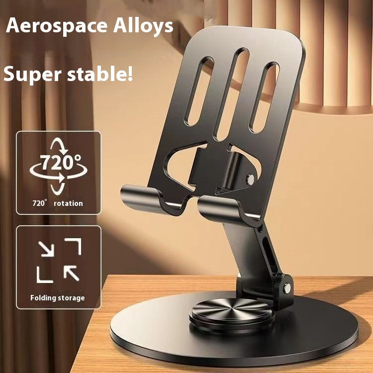 360 degrés de réglage de rotation pliant tablette paresseuse porte-téléphone de bureau