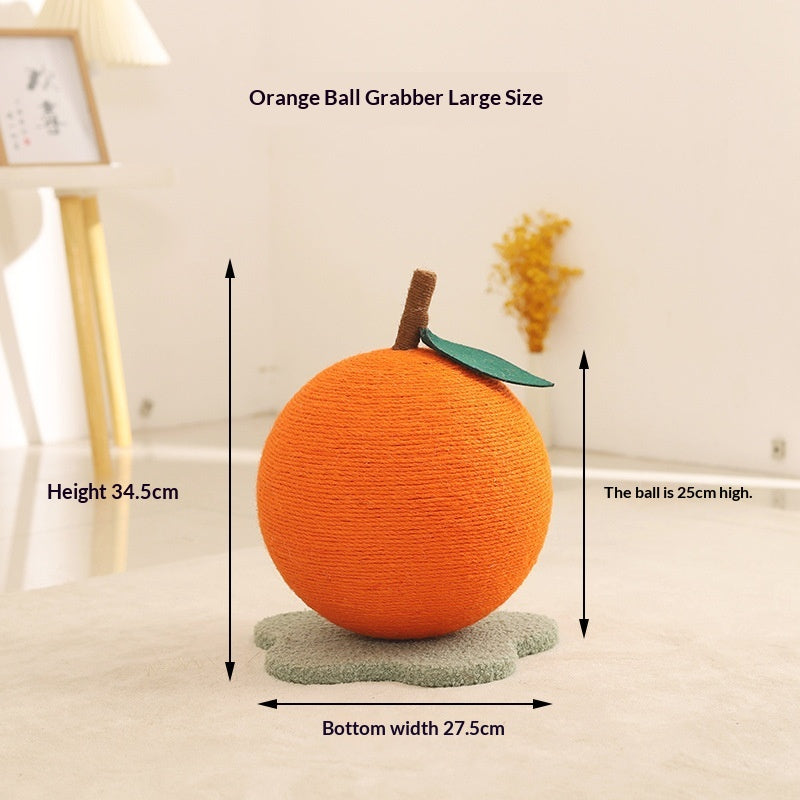 Tableau de scratching de chat balle de corde de chanvre surdimensionné Claw Grinding Board Scratch résistant Scrap-
